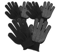 Outanaya 3 Paires Moufles été Respirantes en Nylon pour Activités Extérieures Antidérapantes avec Particules en Silicone Fines et Élastiques Noires pour Cyclisme Randonnée Fitness et