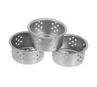 Outanaya 3 pièces Filtre Évier Acier Inoxydable Passoire Cuisine Panier Obstruction pour Évier Capte Déchets Alimentaires Protège Drain Efficacement