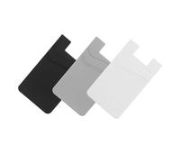 Outanaya 3Pièces Porte de Téléphone Silicone de Pochettes Adhésives pour Crédit Bus Identités Protection Rayures Humidité
