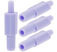Outanaya 4 Adaptateurs Violet pour Tuyau de Tire-Lait Électrique Connecteurs Doubles pour Tubes Accessoires Compatibles Universels Pièces de Remplacement Légères et Portables Kit 4