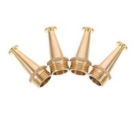 Outanaya 4 pièces Buse de Pulvérisation Cuivre Pouce Lot de Embout pour Tuyau Arrosage Jardin et Lance Extinction Incendie Jet Puissant et Longue Distance Compatible Raccords Extérieurs