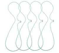 Outanaya 4 Pièces de Bandes Élastiques Vertes pour Poubelle, Anneaux de Fixation en Caoutchouc pour Paquet, Empêchent le Glissement, pour Tri des Déchets et Usage Domestique