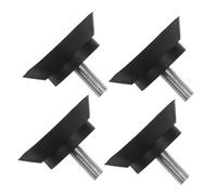 Outanaya 4 pièces Lot de Patins Antidérapants Caoutchouc pour Fitness et Meubles Supports Fixes pour Vélos Dappartement Tapis de Protection et Nivellement pour Sol Amortisseurs de