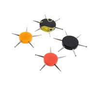 Outanaya 4 Pièces Nail Art Dotting Tools Set With Acrylic Handle Multi-functional Nail Rhinestone Picker And Embossing Pen For Precise And Clay Design