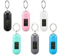Outanaya 6 Montres Porte-clés Numériques Silencieuses pour Étudiants Écran Haute Transmission, Design Bouton en Abs Plastique, pour Examens et Apprentissage