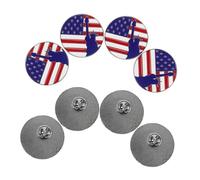 Outanaya 8 Pièces Broche Patriotique Drapeau Américain et Statue Liberté Émail Épinglettes pour Célébrations et Memorial Day Accessoires Durables et Colorés pour Jour de Indépendance
