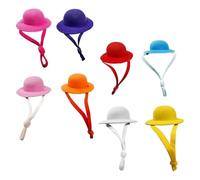 Outanaya 8pcs Chapeaux Adorables pour Poules et Perroquets en Peluche Réglables et Résistants à l'usure, Accessoires pour Portraits de Famille ou Fêtes