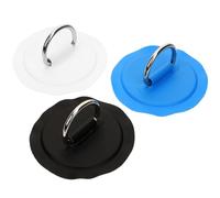 Outanaya Accessoire de Kayak 3 Pièces Boucle INOX pour Fixation Corde Kayak PVC Solide pour Bateau et Planche de Surf