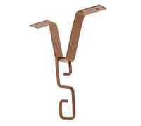 Outanaya Adaptateur de Chaîne de Pluie Fer Forme V pour Gouttière Crochet Décoratif Antirouille Compatible Installation Jardin et Maison Fixation Sécurisée Éclaboussures