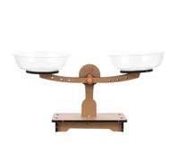 Outanaya Balance Bois Éducatif pour Garçon Fille Jeu Apprentissage du Poids Équilibre Amusant pour Tout-Petits Développement Cognitif et Compétences Mathématiques