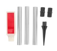 Outanaya Balise Solaire de Chemin Étanche Rouge Lampe Solaire D'aménagement Paysager pour Jardin et Allée Éclairage Extérieur sans Fil de Signalisation pour Pelouse et Terrasse Éclairage