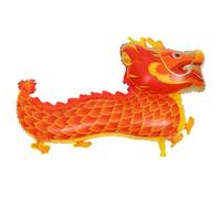 Outanaya Ballon en Aluminium Dragon Rouge pour Décoration de Fête du Nouvel An Chinois et Anniversaire, Ballon Décoratif Thème Année du Dragon, Accessoire Léger et Résistant pour Événement