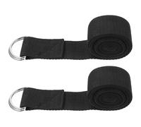 Outanaya Bande Élastique de Yoga 2pcs en Sangle Robuste pour Exercices des Jambes et Entraînement Yoga, Accessoires Indispensables pour Étirements Quotidiens