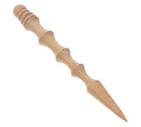 Outanaya Bâton de Massage Portatif en Bois Jaune, Tige D’acupression pour Pieds et Oreilles, Outil Compact de Réflexologie Plantaire, Fournitures de Massage Solide pour Usage Domestique