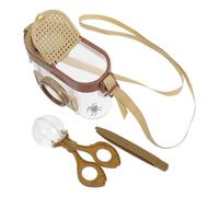 Outanaya Boîte Observation Insectes pour Garçon Fille Abs avec Loupe et Pince Kit Exploration Scientifique Sécurisé pour Garçons et Filles Accessoire Pratique pour Observation Manipulation
