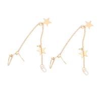 Outanaya Boucles d'Oreilles Anti-Perte pour Écouteurs sans Fil Pendentif d'Oreille Chic en Kc Or Accessoire Élégant et Sécurisé pour Femmes Ligne d'Oreille Légère Sport et Usage