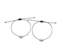 Outanaya Bracelets pour Femmes et Adolescentes en Argile Polymère et Fil de Cire, Forme Avocat, Confortables et Résistants aux Couleurs, pour Sorties Quotidiennes en Duo, Lot de 2