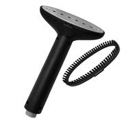 Outanaya Buse à vêtements en acier inoxydable et plastique, embout vapeur universel avec brosse intégrée, accessoire pour défroisseur vapeur suspendu, usage domestique et déplacement