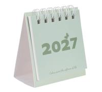 Outanaya Calendrier de Table Mini 2027, Format Détachable Quotidien, Vert