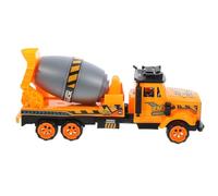 Outanaya Camion-Malaxeur à Inertie en Plastique Modèle de Camion de Chantier Éducatif Précoce pour Garçon et Filles Couleur de Pneus Aléatoire pour Éveil et Jeu Couleur Aléatoire