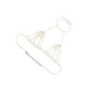 Outanaya Chaîne de Corps Femme Perles Fines Accessoire Élégant pour Bikini et Soirées et Brillant pour Plage Festival et Fête