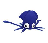 Outanaya Chapeau de Cosplay Pieuvre en Velours Doux 4 Couleurs, Accessoire de Fête Léger et Confortable, Chapeau Performance pour Spectacle, Carnaval et Bal, Taille Unique, Bleu