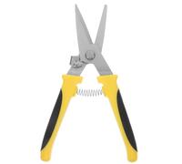 Outanaya Cisailles à Métaux Coupe Tôle Acier Inoxydable Ressort Autobloquant Poignée Ergonomique pour Jardinage et Découpe de Papier