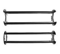 Outanaya Clé Multifonctionnelle Autobloquante pour Évier 2 Pièces en Acier Haute Teneur en Carbone Noir, Compact et Portable, Outil de Plomberie pour Installation et Réparation de