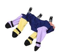 Outanaya Combinaison D’Hiver Imperméable pour Chien avec Bottes Antidérapantes, Protection Intégrale des Pattes, Taille M, Couleurs Mixtes, Adaptée pour Petits Chiens par Couleur Aléatoire