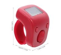 Outanaya Compteur de Doigts Numérique Rechargeable Anneau Mini Compteur Électronique Affichage LED Nuit pour Comptage Manuel en Gare et Contrôle Public
