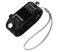 Outanaya Compteur Mécanique Double à 4 Chiffres Noir Compteur Manuel Portable pour Baseball et Golf Suivi Précis des Scores Outil Compact pour Sports et Loisirs