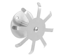 Outanaya Crochet Rotatif sous Meuble en Acier Inoxydable Brossé, Porte-ustensiles Cuisine 8 Crochets, Organisateur Suspendu Gain de Place pour Spatules, Cuillères et Tasses, Rangement