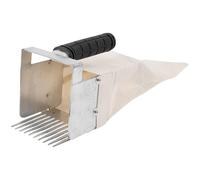 Outanaya Cueille-myrtilles Portatif avec Manche, Peigne à Dents 4,5 Mm, Outil de Jardinage pour Récolte Délicate des Petits Fruits, Protection des Mains, Adapté aux Couleur Aléatoire