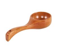 Outanaya Cuillère à Soupe en Bois Cuisine Multifonction Grosse Capacité et Texture Unique, pour Farine et Épices, Ustensile Solide pour Usage Quotidien Couleur Aléatoire