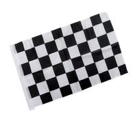 Outanaya Drapeau Course en Polyester Motifs Recto Verso Clairs, Coutures Résistantes, pour Parades et Décoration de Fêtes Thème des Voitures de Course