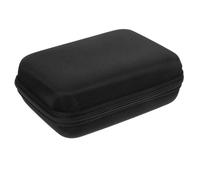 Outanaya Étui de Protection pour Glucomètre Diabétique, Pochette de Rangement Portable Antichoc, Format Compact Noir Bordure, Fermeture Éclair Facile, Organisation Optimale pour Voyage
