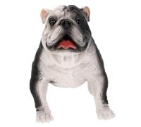 Outanaya Figurine Modèle Décoratif pour Bureau Ornement Animalier Chien pour Maison et Bureau Sculpture de Chien Bulldog Compacte et Élégante Cadeau Animalier Intérieur