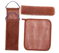 Outanaya Filet Africain Exfoliant Corps Moufles De Toilette Pieds Visage Brosse À Bain Tissage Distinctif