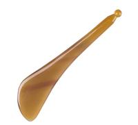 Outanaya Grattoir Gua Sha en Corne de Yak, Barre de Grattage Créative Ronde Légère Surface Lisse pour Massage Facial Métabolisme