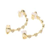 Outanaya Grill Teeth Cosplay Set Plated Rhinestone Mouth Piece For Men Women Rapper Hip Hop Costume Party Accessory