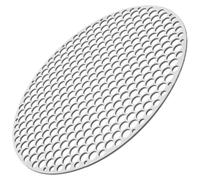 Outanaya Grille de Cuisson Ronde en Acier Inoxydable pour Barbecue, Résistante la Chaleur, pour Rôtir Burgers et Saucisses en Extérieur
