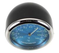 Outanaya Horloge Électronique Thermomètre Numérique Bleu pour Voiture Intérieur Tableau de Bord Usage Polyvalent