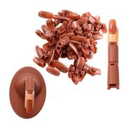 Outanaya Kit D’entraînement Nail Art 102 Pièces Doigt Articulé Flexible, Base Marron Réutilisable, Outil de Pratique Manucure pour Femmes, Modèle DIY pour Apprendre Nail Art à Domicile