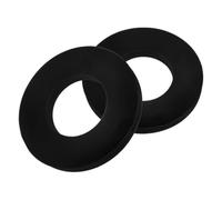 Outanaya Kit de 2 Bagues D'amortisseur en Caoutchouc Noir, Coussinets Universels Suspendre Automobile, Anneaux de Protection Amortisseur, Absorption des Chocs pour Usage Automobile