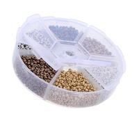 Outanaya Kit de Perles Lestage 2mm en Métal et Plastique pour Pêche aux Perles, Accessoires de Leurres de Kit, pour Fête Pêche la Carpe