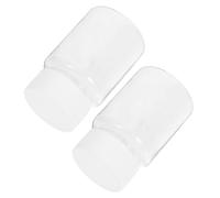 Outanaya Kit DIY de 2 Flacons de Poudre de Flocage 01 Blanc Nacré 1,5 Mm 10 G pour Jouets et Personnages, Poudre à Flocer Portable pour Loisirs Créatifs à Domicile Atelier Artistique