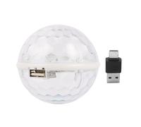 Outanaya Lampe Boule Disco LED USB Mini Cristal pour Soirées Dj Fêtes Mariage Ambiance Voiture Chambre