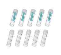 Outanaya Lot de 10 Inséreurs de Lentilles en Silicone et Plastique Étui, Outil Facile à Transporter Ranger pour Insertion et Retrait des Lentilles de Contact Couleur Couleur Aléatoire