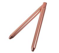 Outanaya Lot de 2 Brosses à Cils en Métal Stable Applicateurs Recourbe-Cils Portables Rose Doré Brosses à Mascara et Sourcils pour Maquillage Yeux Précis et Naturel Outils Beauté