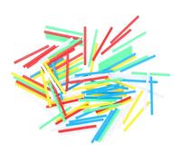 Outanaya Lot de 2 Ensembles de 50 Tiges de Comptage en Plastique 6 CM Carrées Réglettes Arithmétiques Colorées pour Garçon et Filles Éducatif Mathématiques Maternelle et Préscolaire